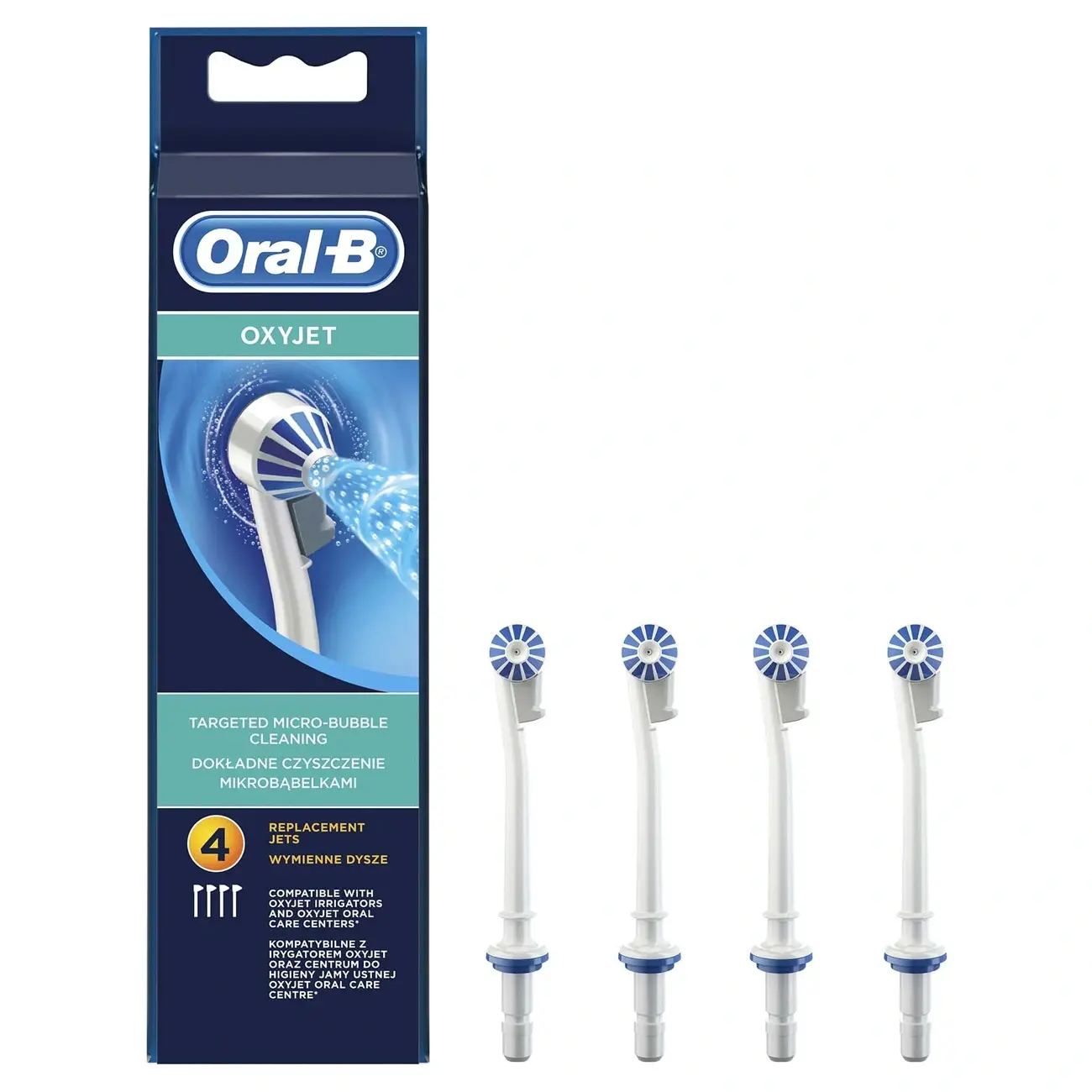 Насадка для ирригатора Braun Oral-B ED17 Go 4 шт