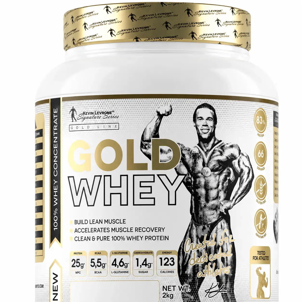 Zardobli protein Gold Whey Levrone (Strawberry Banana) 2 kg