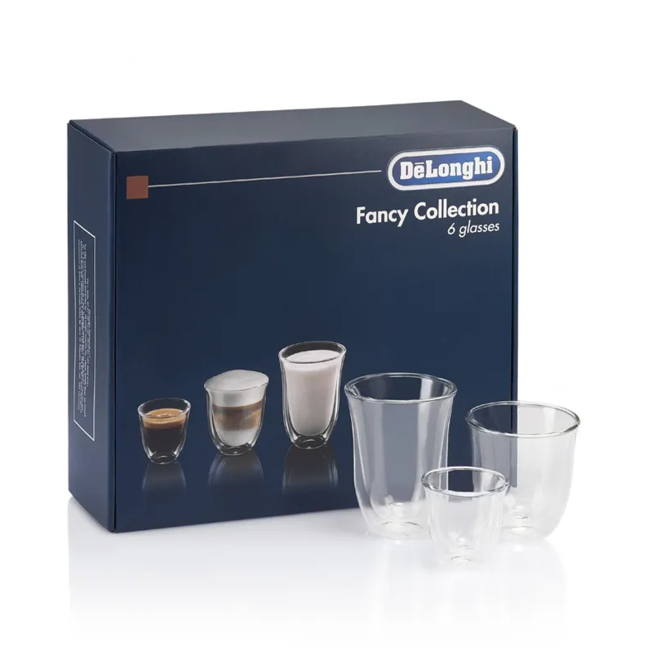 Qahva stakanlari DeLonghi DLSC302 Fancy Collection, 6 dona