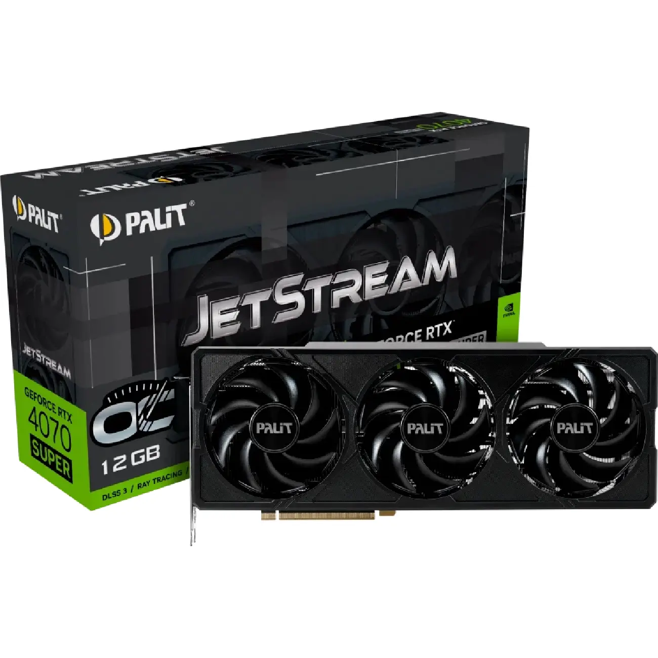 Видеокарта Palit GeForce RTX4070 SUPER JETSTREAM 12GB, GDDR6X 