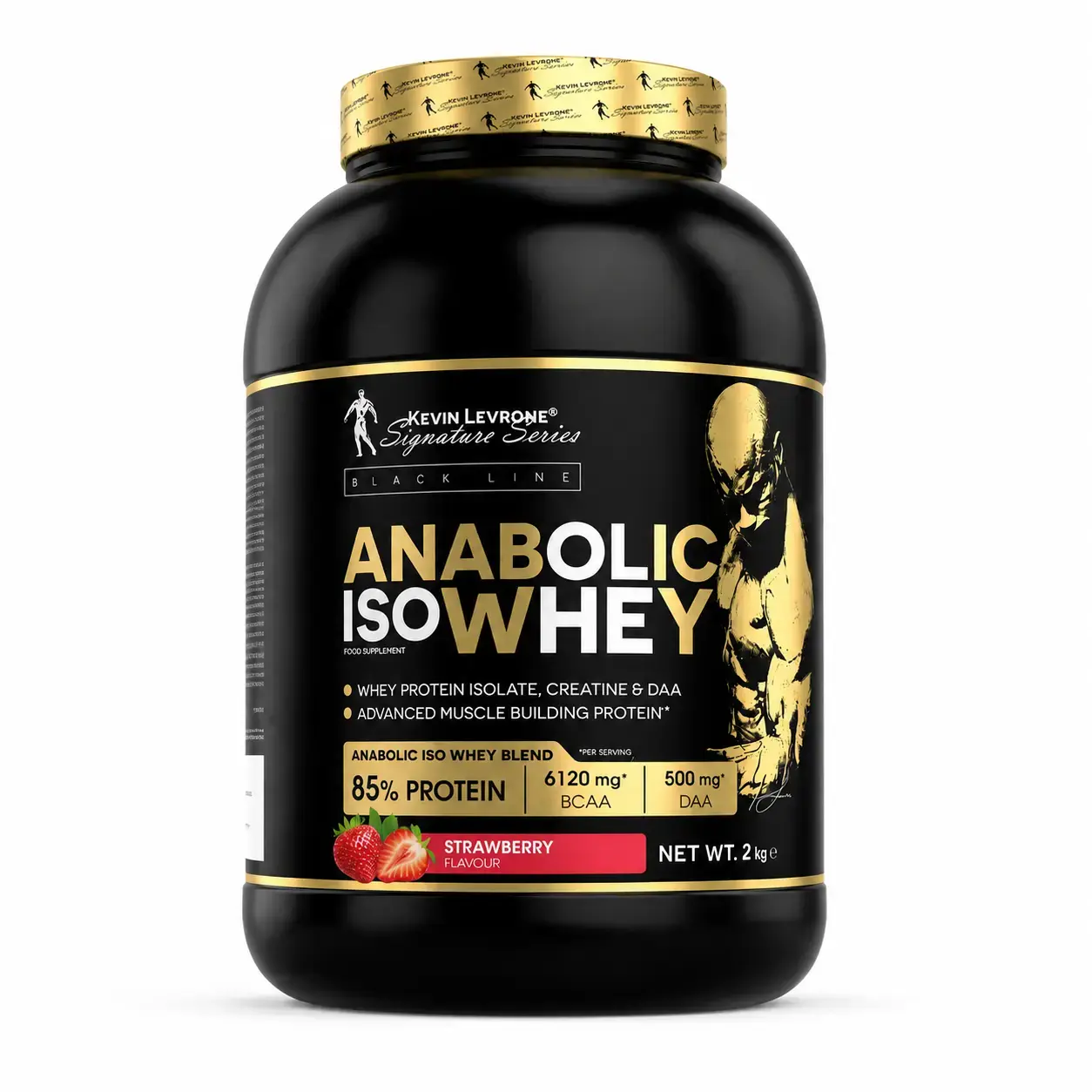 Zardob proteini izolyati Anabolic ISO Whey Levrone (Strawberry) 2 kg