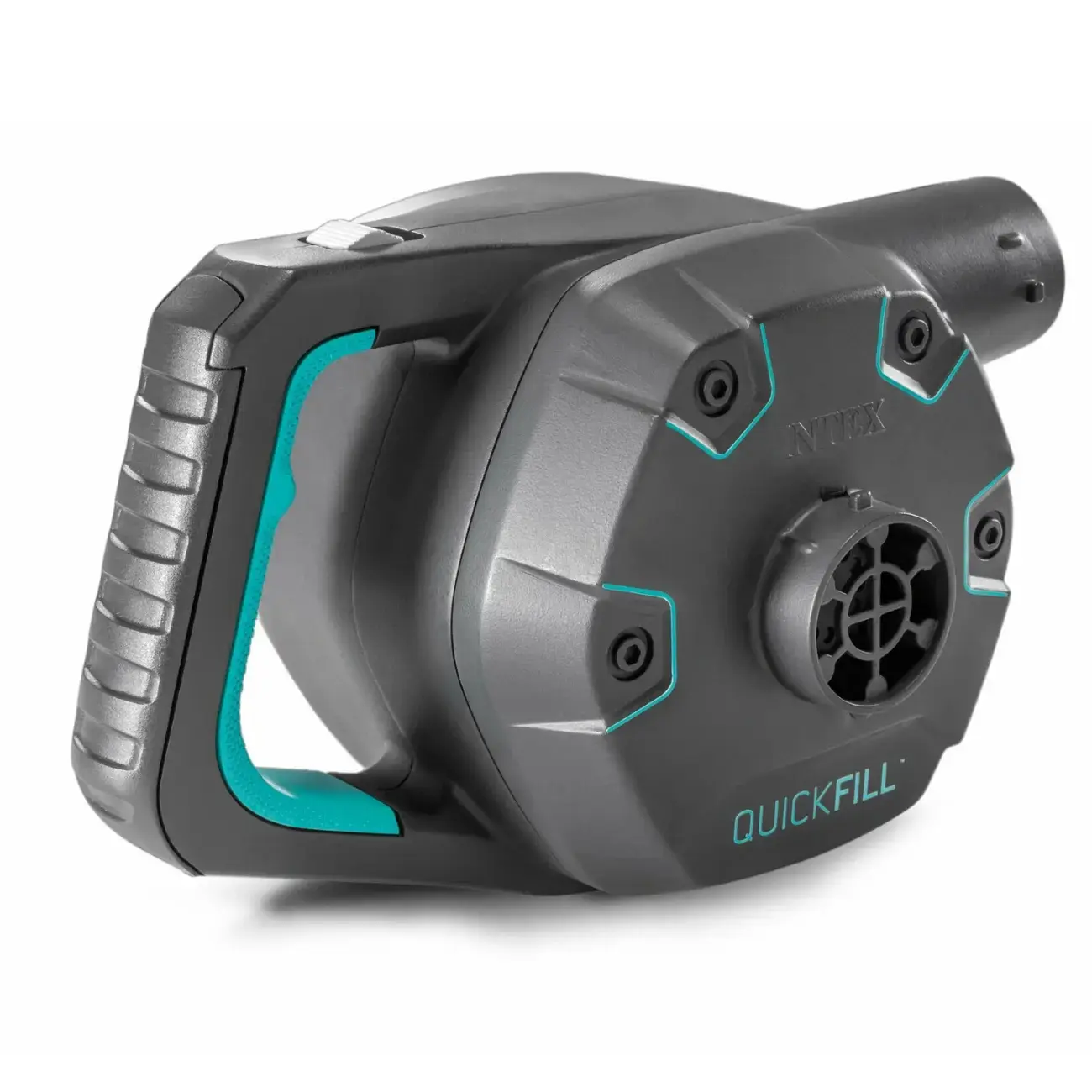 Насос электрический Intex 66644, 220В ”Quick-Fill AC” 1100л/м, 3 насадки + шланг удлинитель в комплекте
