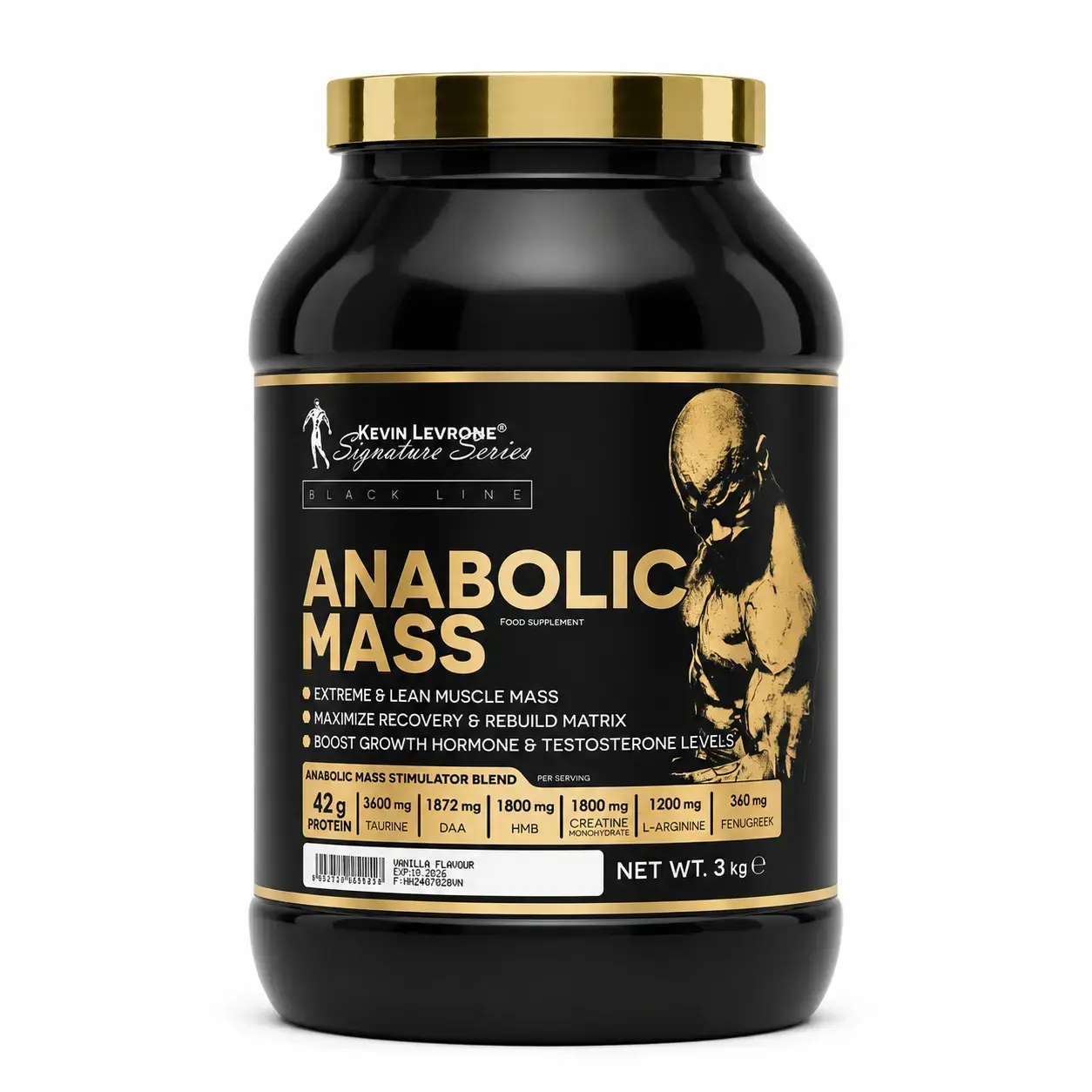 Geyner Kevin Levrone Anabolic Mass 3 kg Vanilla