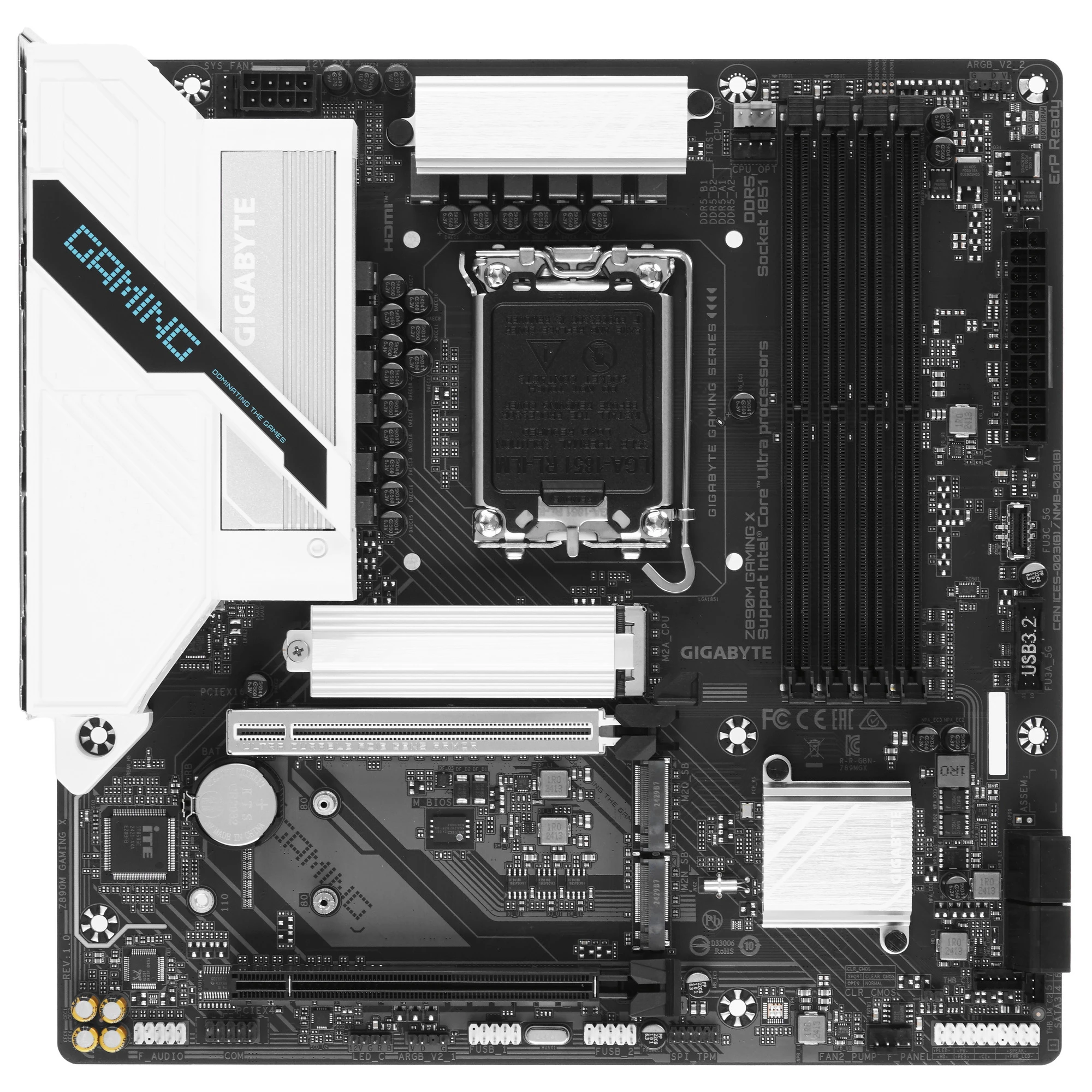 Материнская плата Gigabyte Z890M GAMING X DDR5 LGA1851