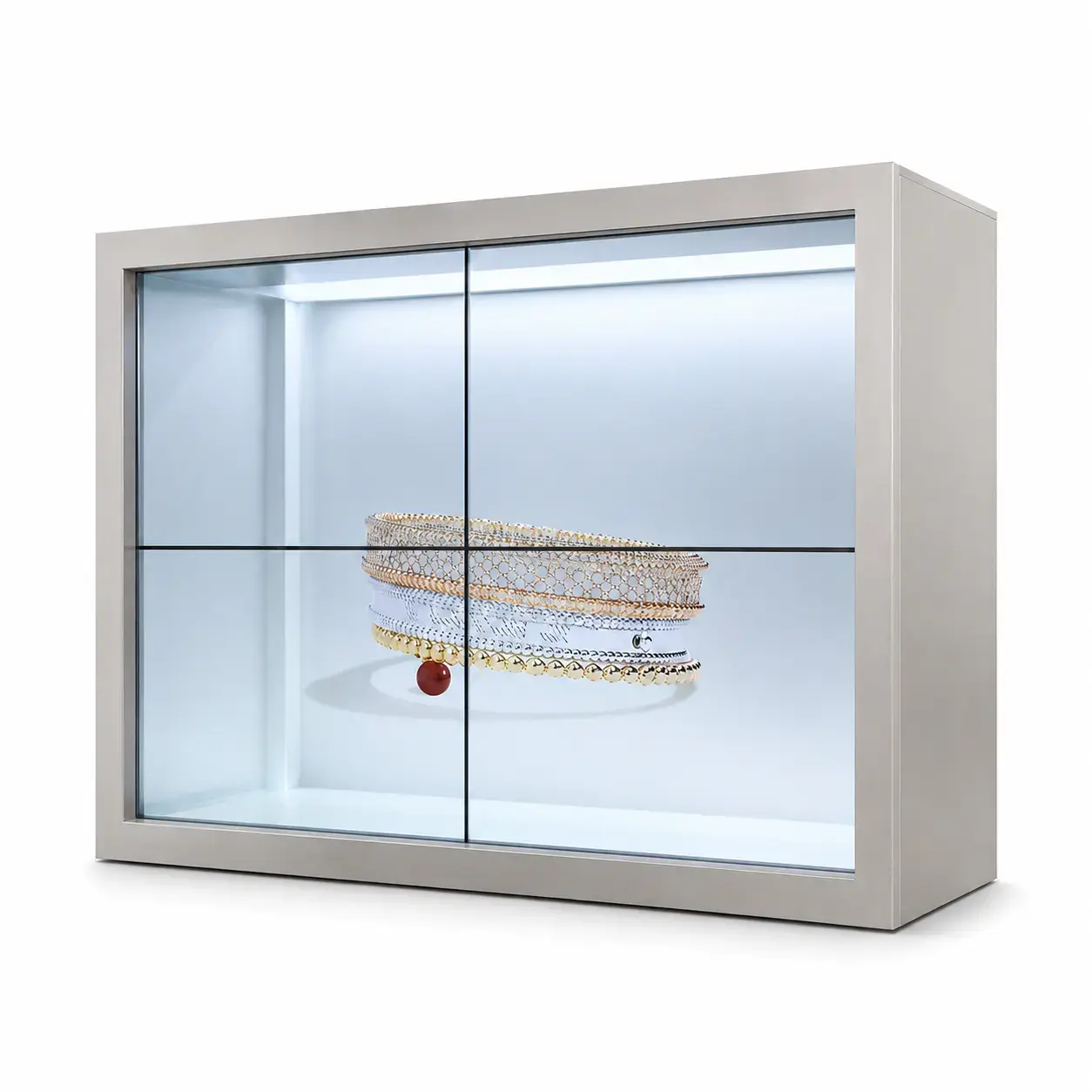 3D golografik vitrin PROTOUCH HoloBox Interactive Transparent Digital Display