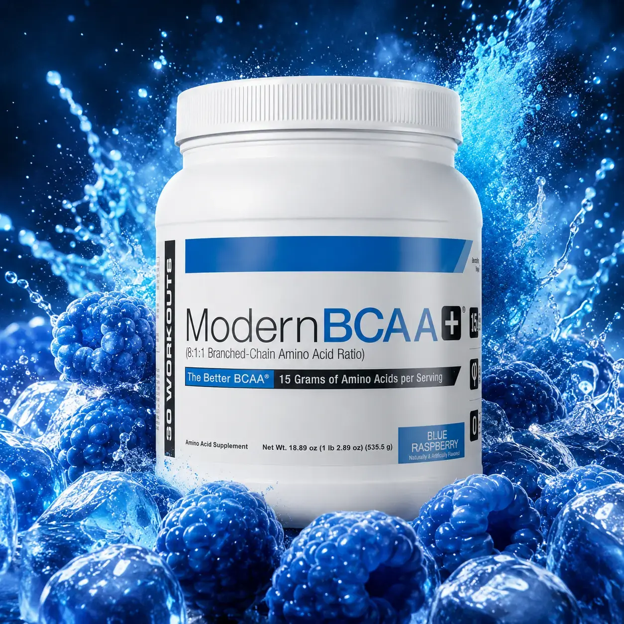 BQ Modern BCAA+ 535,5 g Blue Raspberry