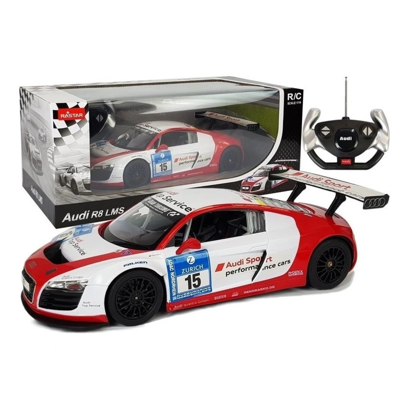 Детская машина R/C 1:18 Audi R8