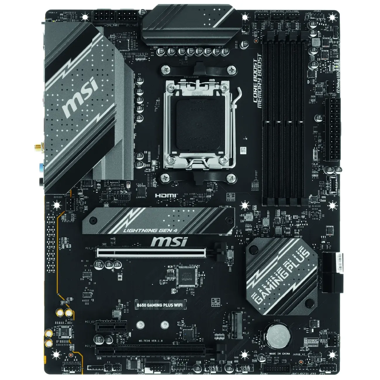 Материнская плата MSI AMD AM5 B650 GAMING PLUS WIFI DDR5