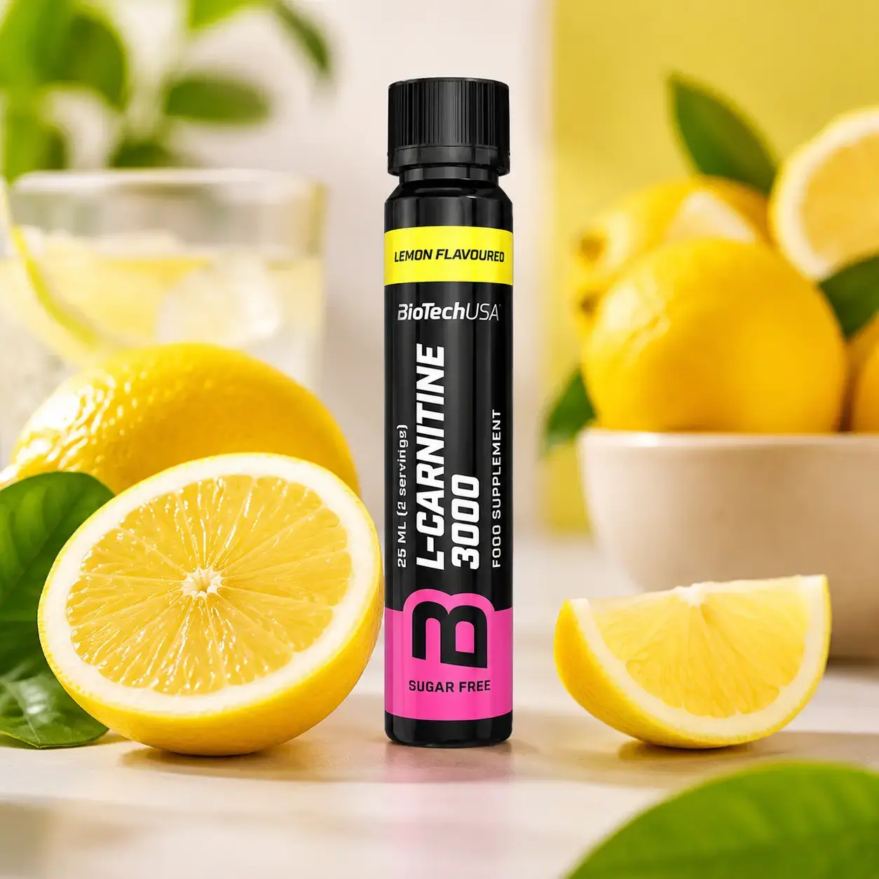 BQ BioTechUSA L-Carnitine 3000 20 x 25 ml Lemon
