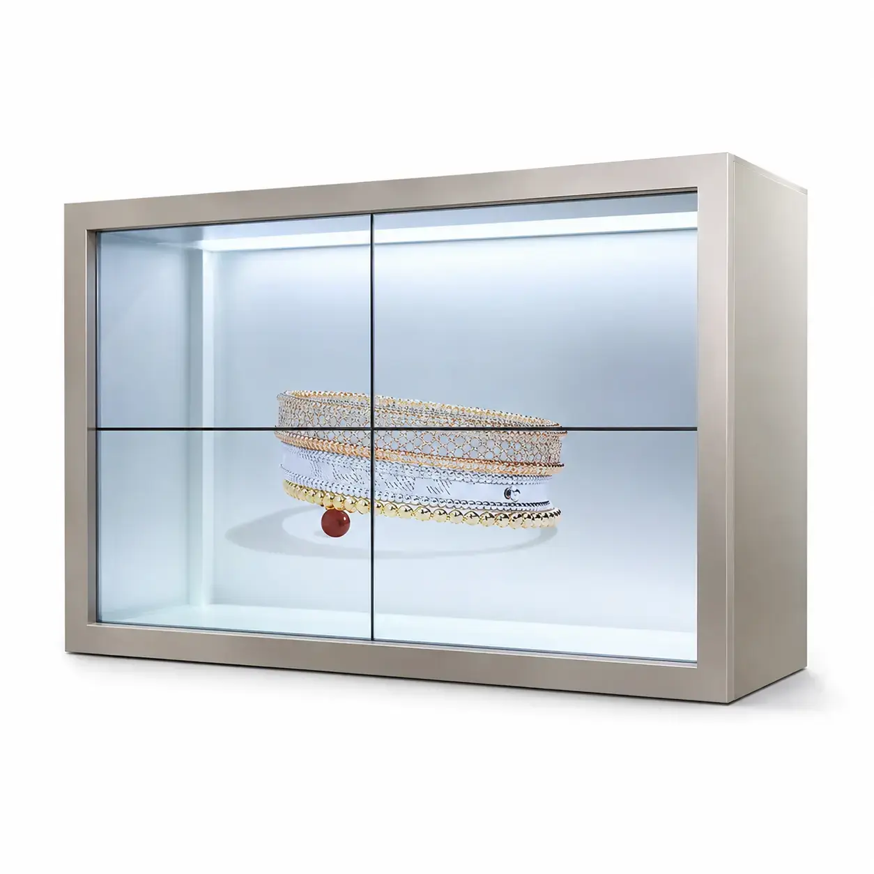 3D golografik vitrin PROTOUCH HoloBox Interactive Transparent Digital Display