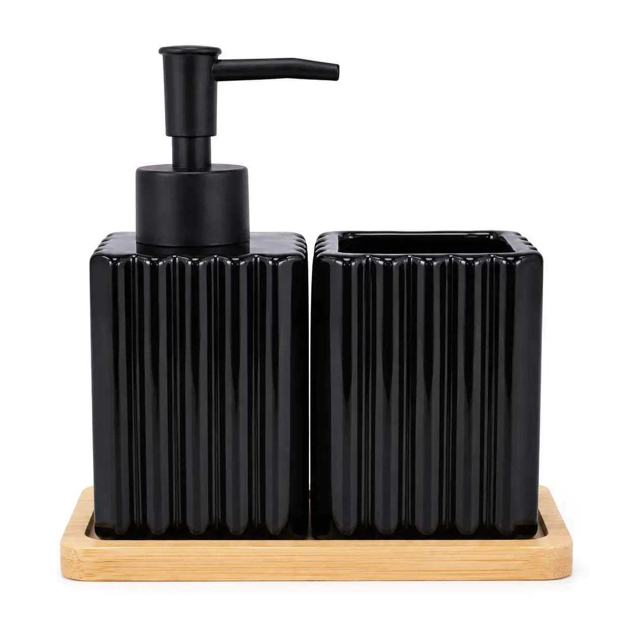 Aromatizator bilan sovun qutisi SENORITA HOME Lines Black 25-171