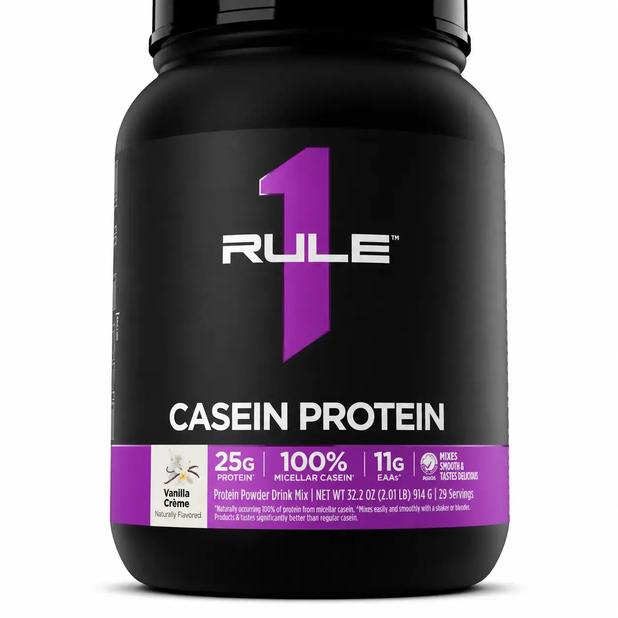 Kazeinli protein R1 Casein Rule1 (Vanilla Creme) 913,5 g