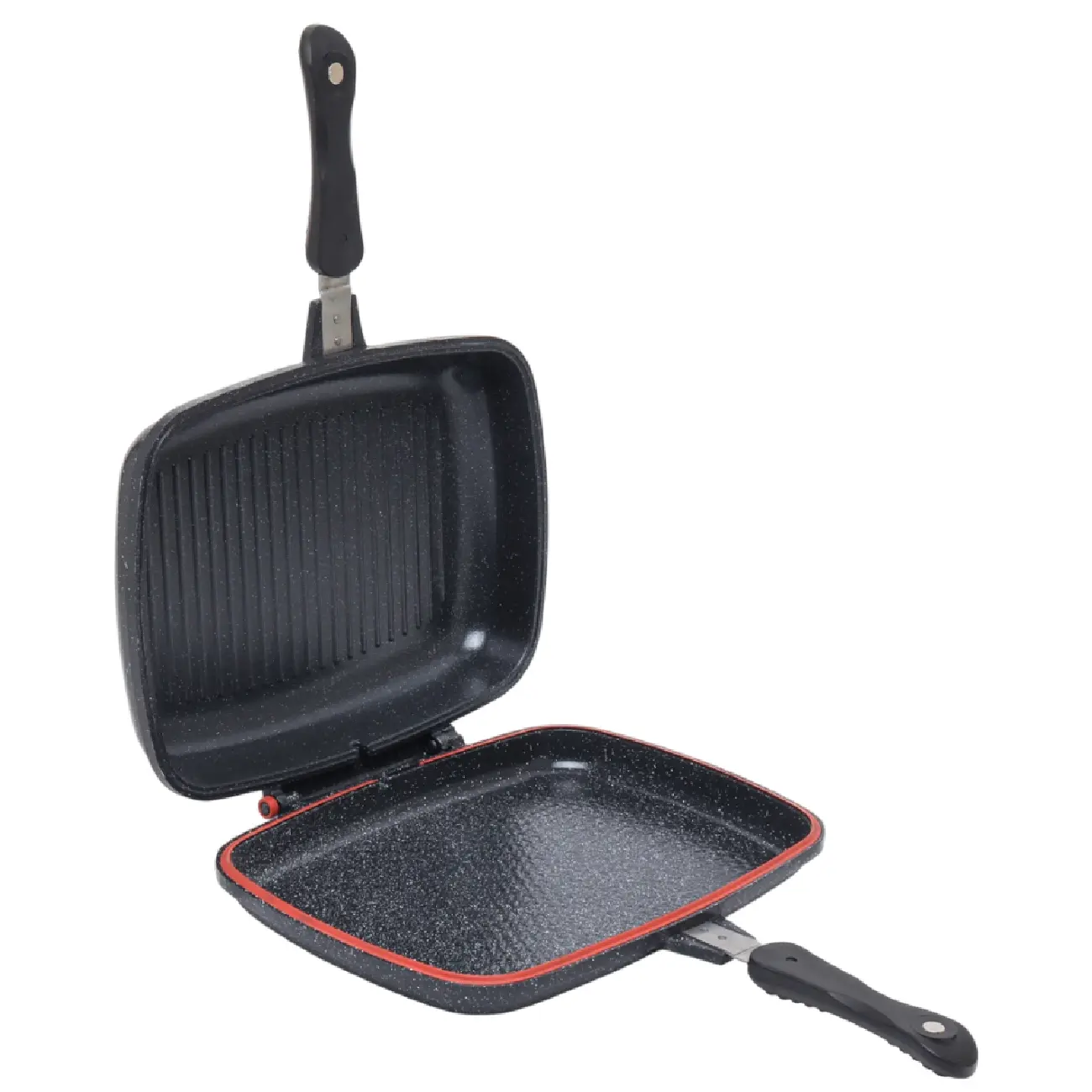 Двусторонняя сковорода-гриль Schafer Double Grill Pan 32 cm Black