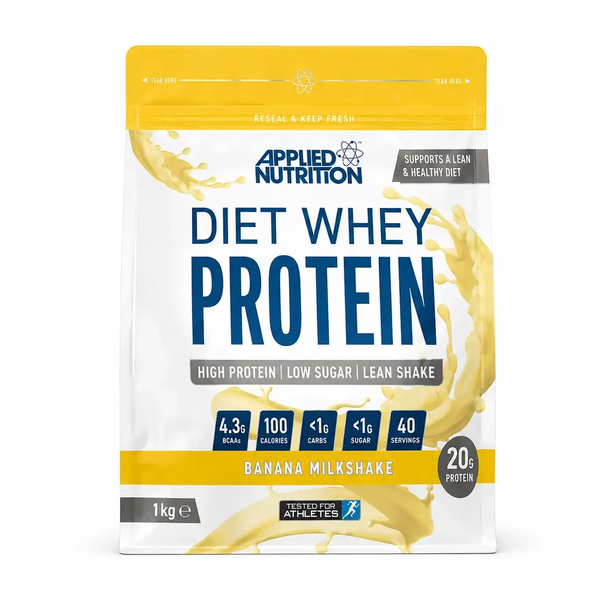 Сывороточный протеин Diet Whey Protein Applied Nutrition (Banana Milkshake) 1 kg