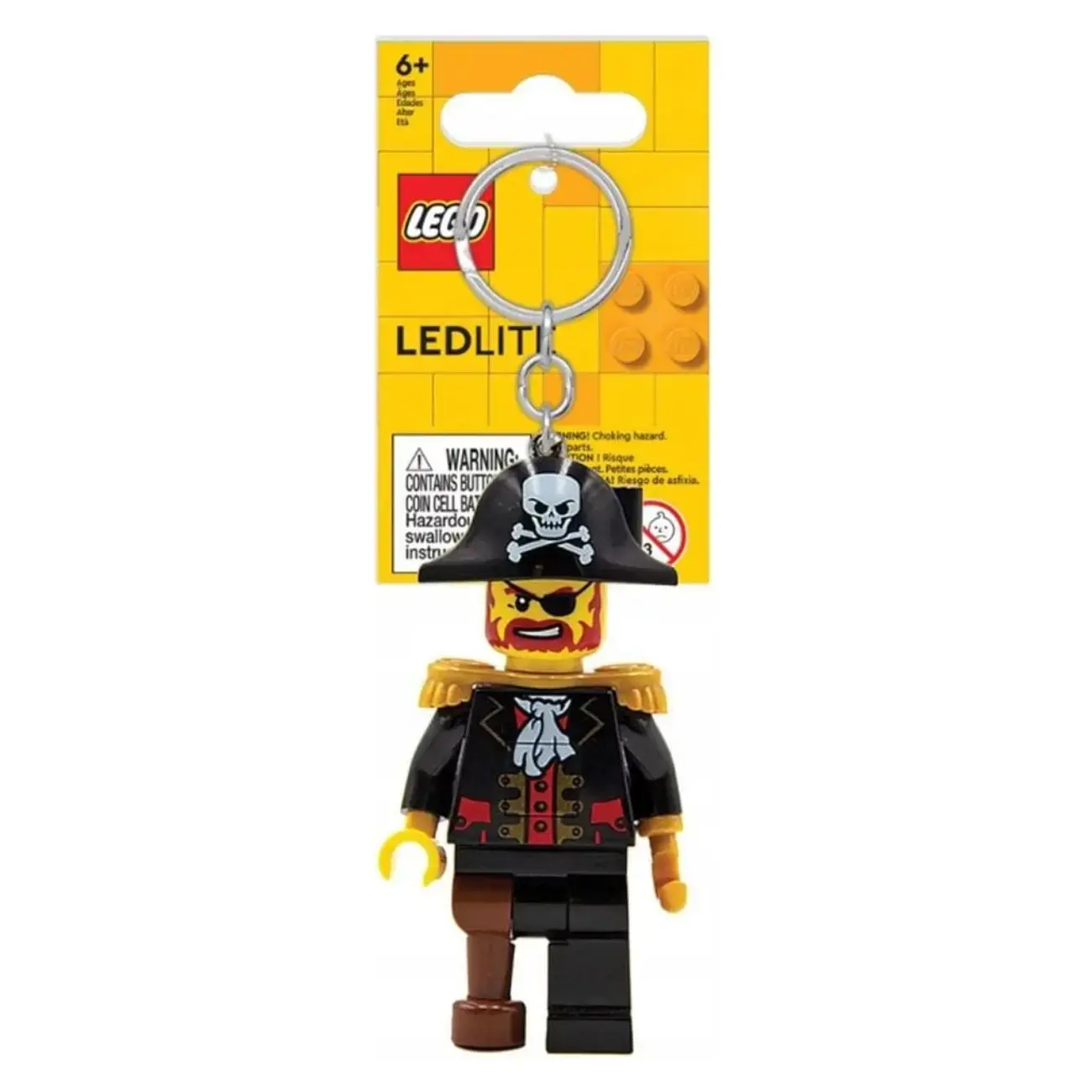 Конструктор  LEGO “Брелок с LED-подсветкой Капитан Брикбирд” KE23