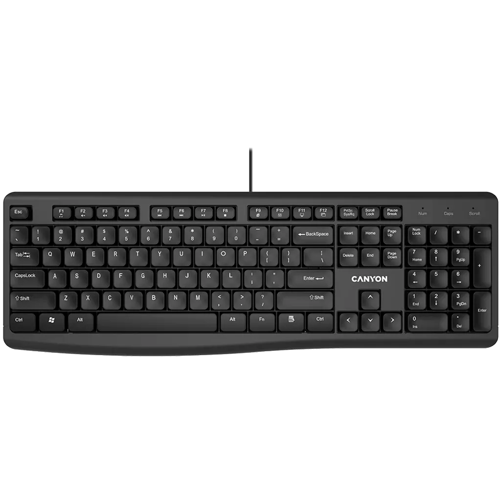 Клавиатура Canyon CNE-CKEY5-RU Black