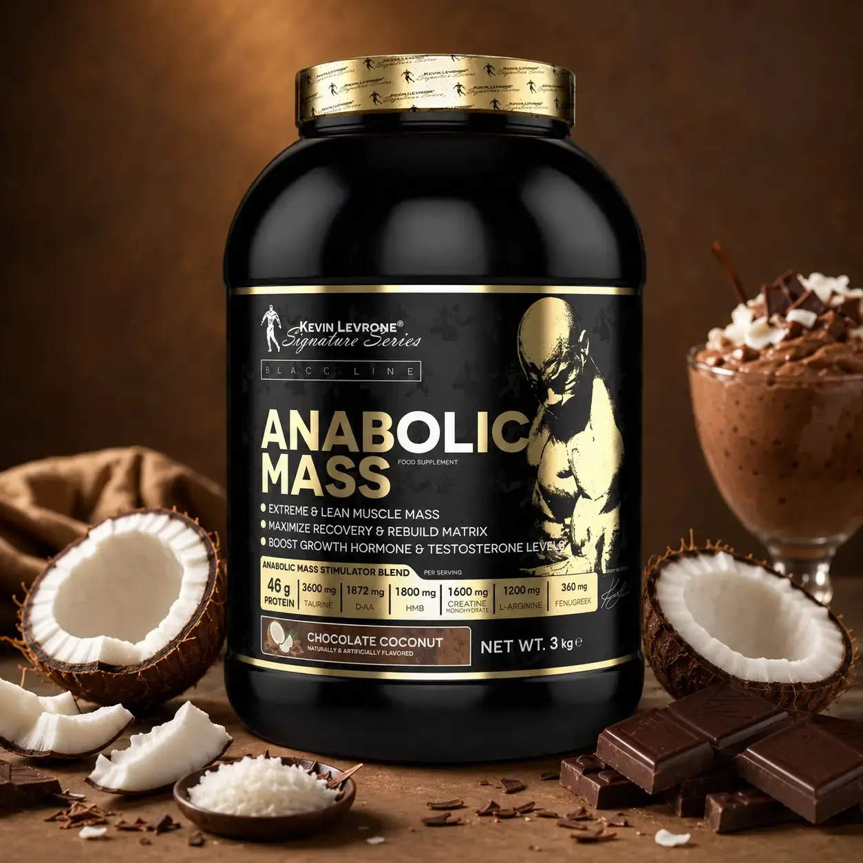 Geyner Kevin Levrone Anabolic Mass 3 kg White Chocolate Coconut