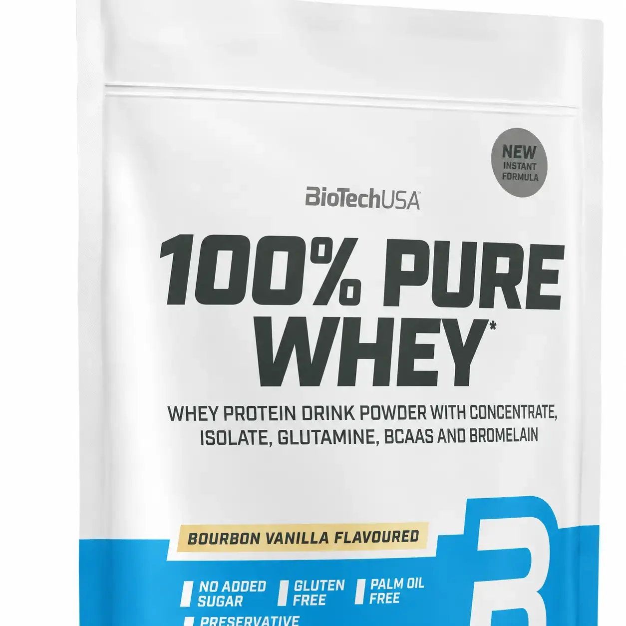 Zardob proteini 100% Pure Whey BioTechUSA (Bourbon Vanilla) 1000 g (35 srv)