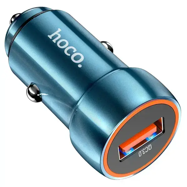 Автомобильное зарядное устройство Hoco Z46 Blue shield