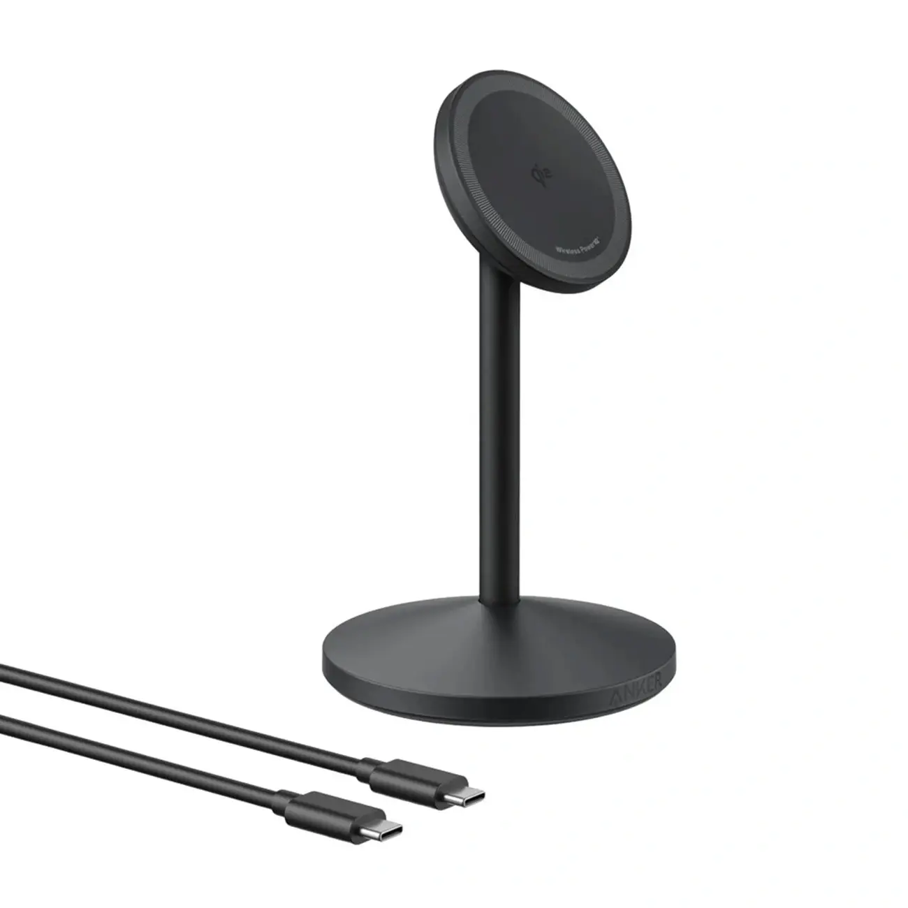 Беспроводное зарядное устройство Anker MagGo Wireless Charger (Single Stand) Black