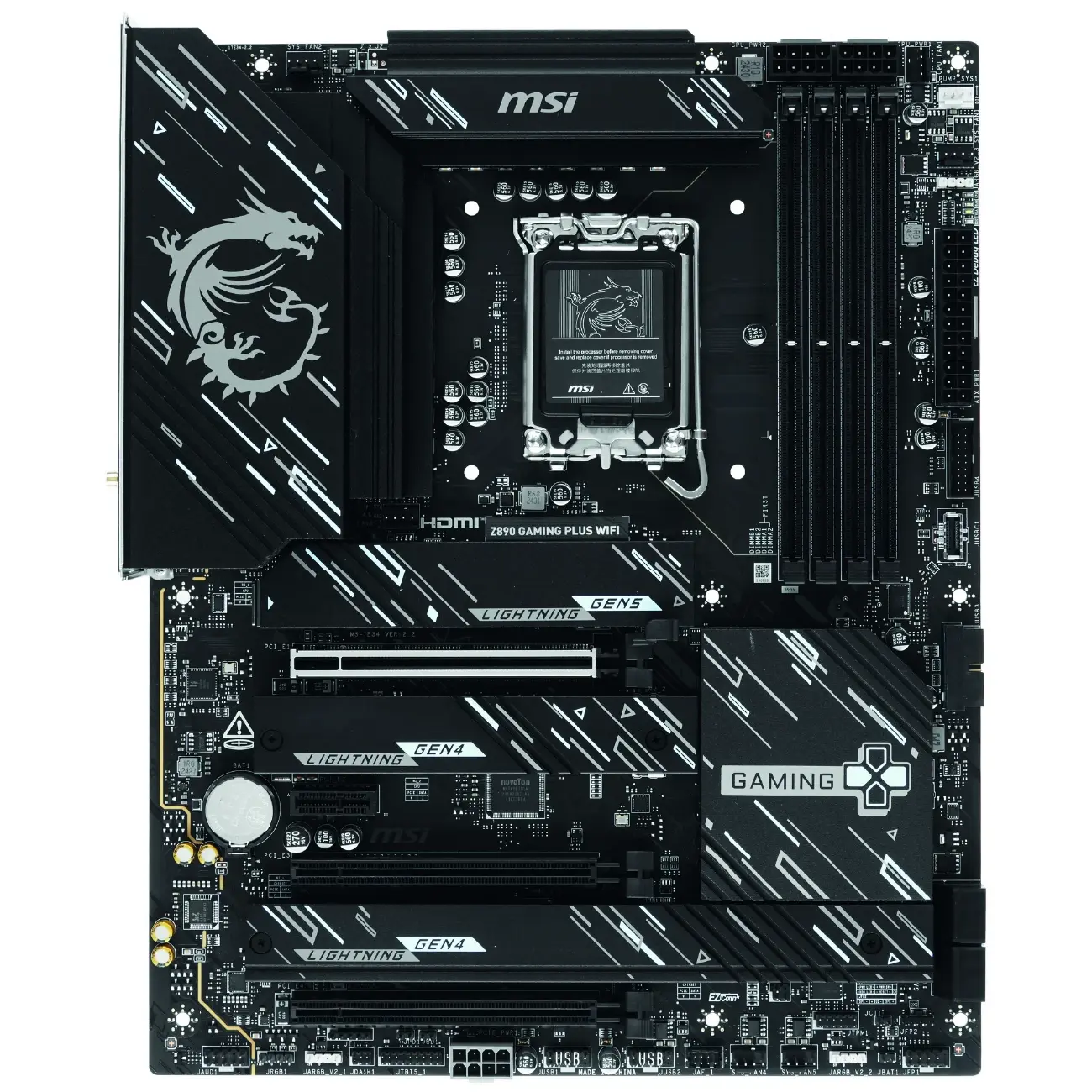 Материнская плата MSI Z890 GAMING PLUS WIFI DDR5 LGA1851