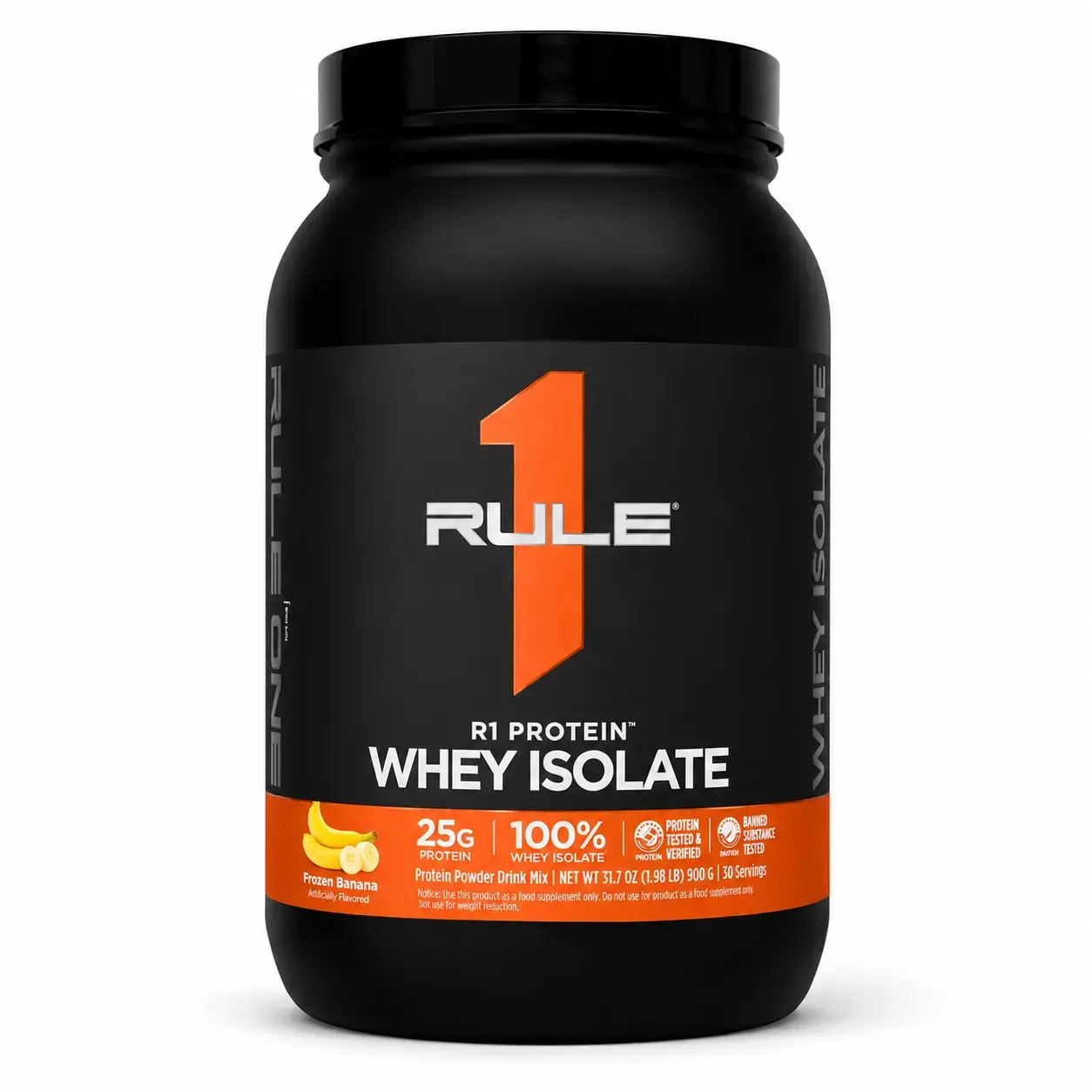 Zardobli protein Rule 1 R1 Protein Whey Isolate 885 g Frozen Banana