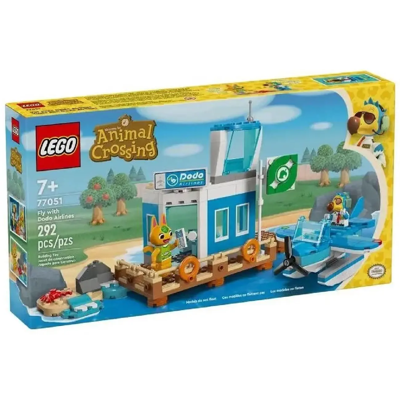 Конструктор LEGO Animal Crossing ”Полёт с Dodo Airlines” 77051, 292 детали, от 7 лет
