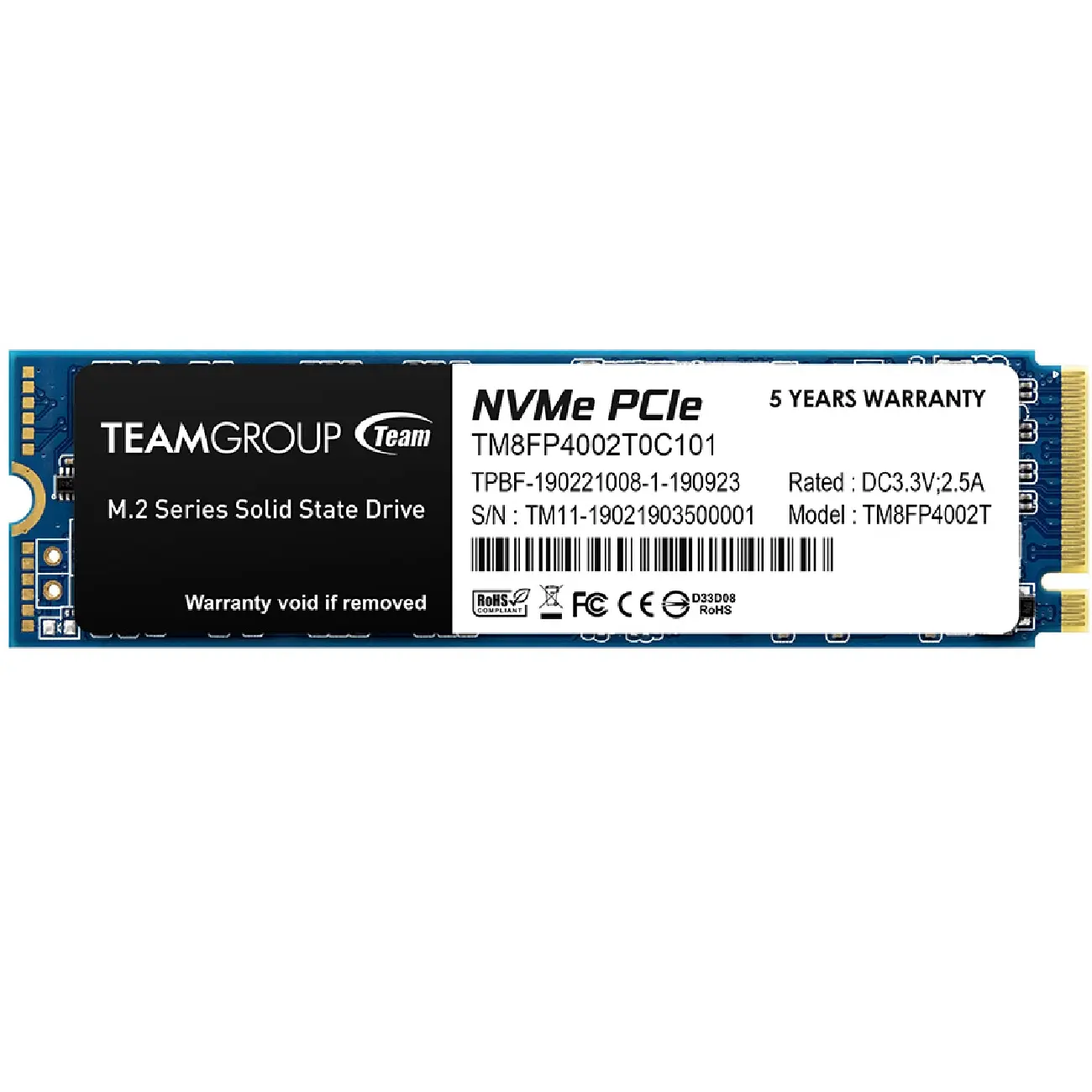Накопитель SSD Teamgroup 2TB M2 NVMe