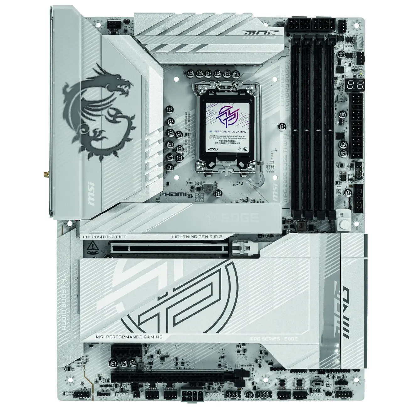 Материнская плата MSI MPG Z890 EDGE TI WIFI DDR5 LGA1851
