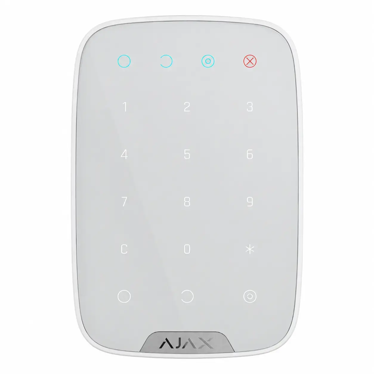 Беспроводная сенсорная клавиатура Ajax Keypad (9SA) white