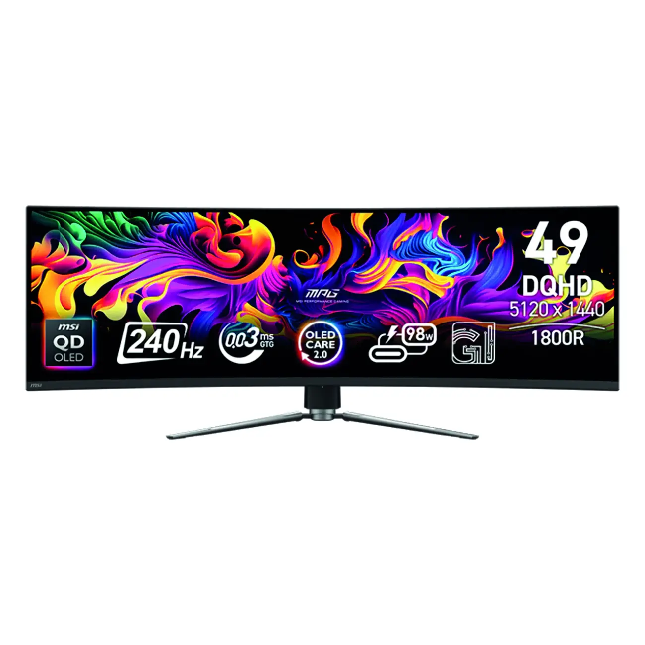 Монитор MSI - 49” MPG 491CQPX QDLED Black
