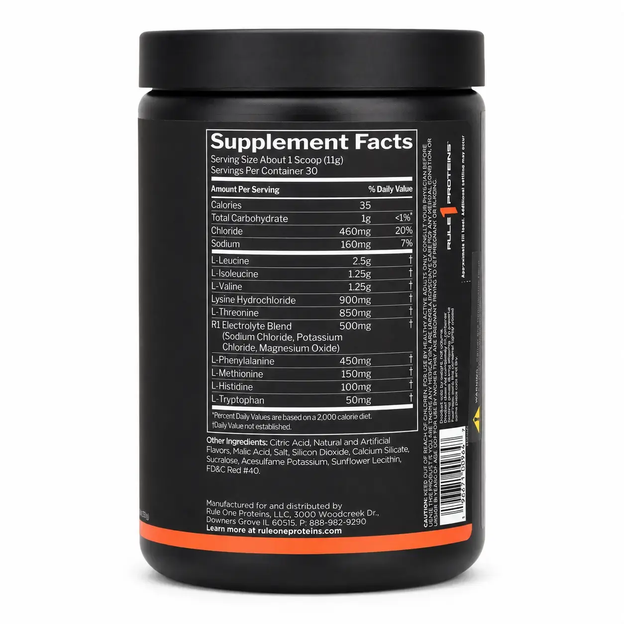 Aminokislotalar kompleksi Essential Amino 9 Rule1 (Fruit Punch) 30 Srv (330 g)