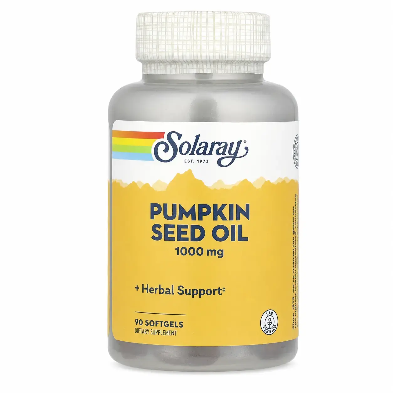 Тыквенное масло Pumpkin Seed Oil 1000 mg Solaray 90 SFTGL