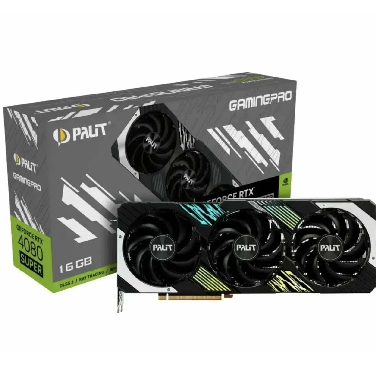Видеокарта Palit GeForce RTX4080 SUPER GAMINGPRO 16GB, GDDR6X 