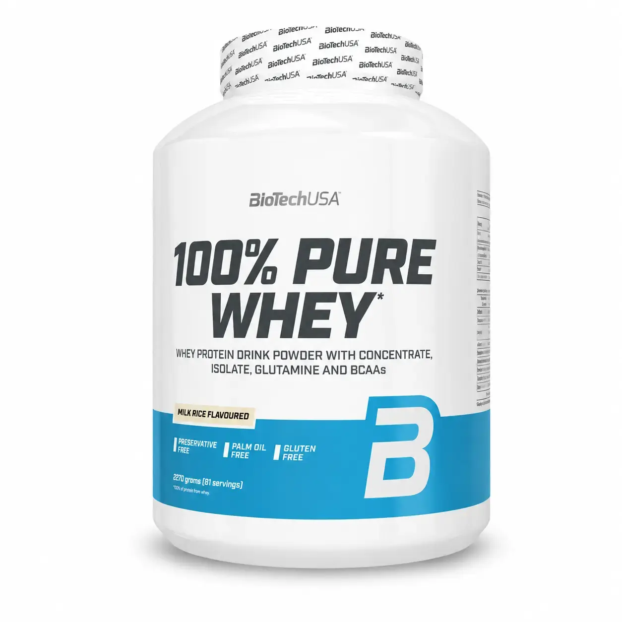 Zardob proteini 100% Pure Whey BioTechUSA (Milk Rice) 2270 g