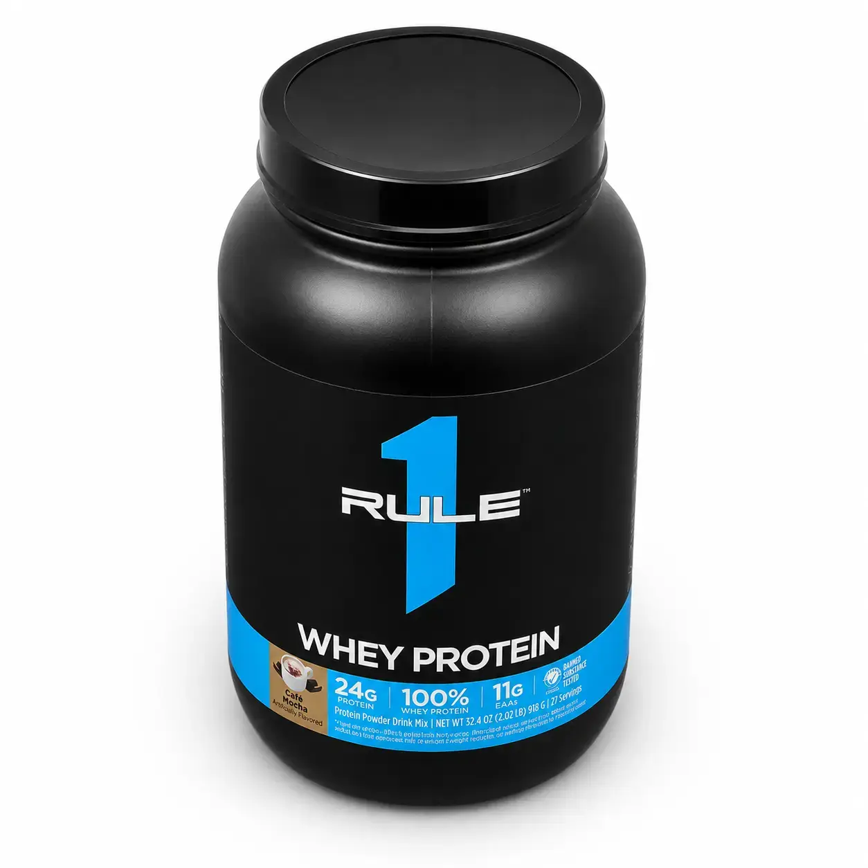 BQ Rule 1 Whey Blend 918 g Cafe Mocha
