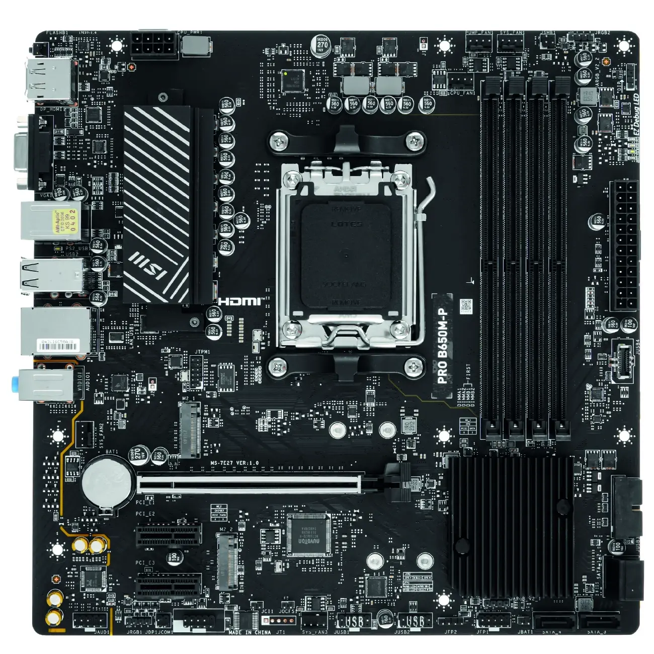 Материнская плата MSI AMD AM5 PRO B650M-P DDR5