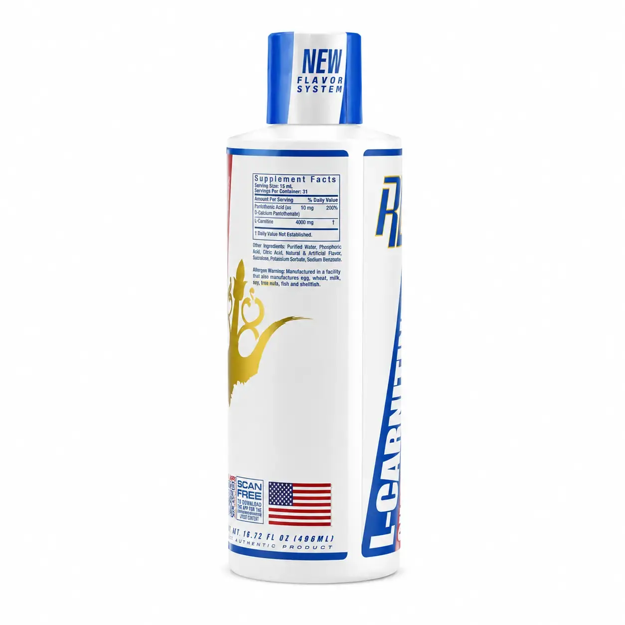 BQ Ronnie Coleman L-Carnitine XS 4000 Cherry Rush 473.28 ml