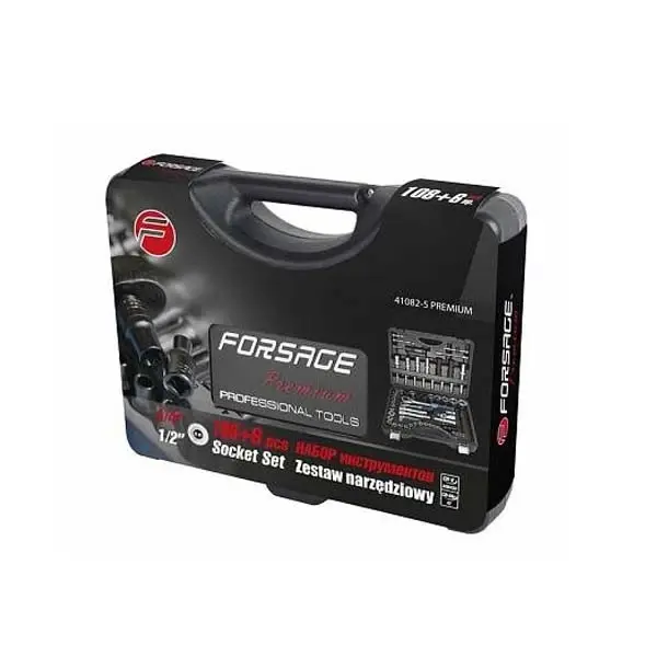 Набор инструментов 108+6 пр. PREMIUM 1/4”&1/2” Forsage F-41082-5