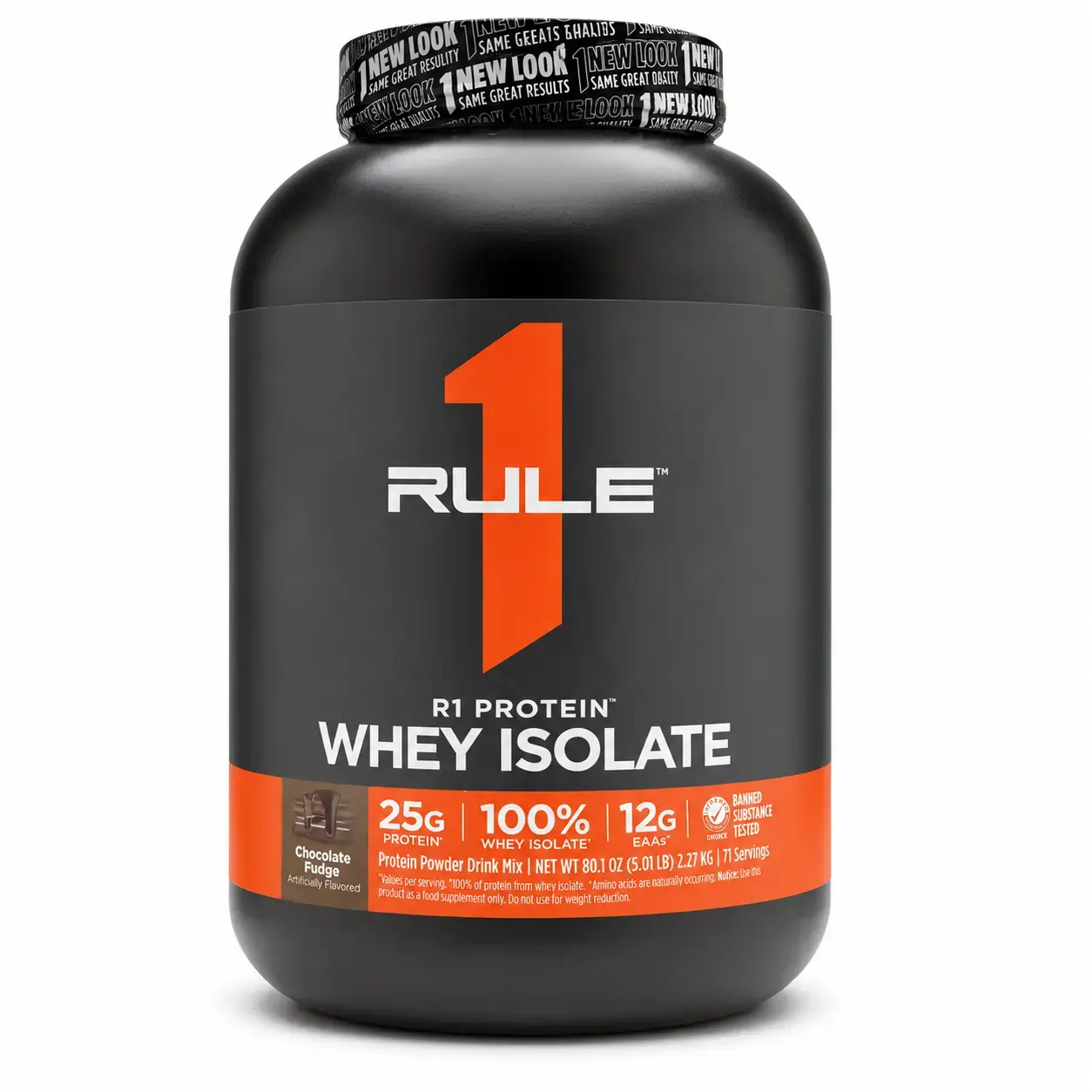 Изолят сывороточного протеина R1 Protein Whey Isolate Rule 1 (Chocolate Fudge) 2.27 кг