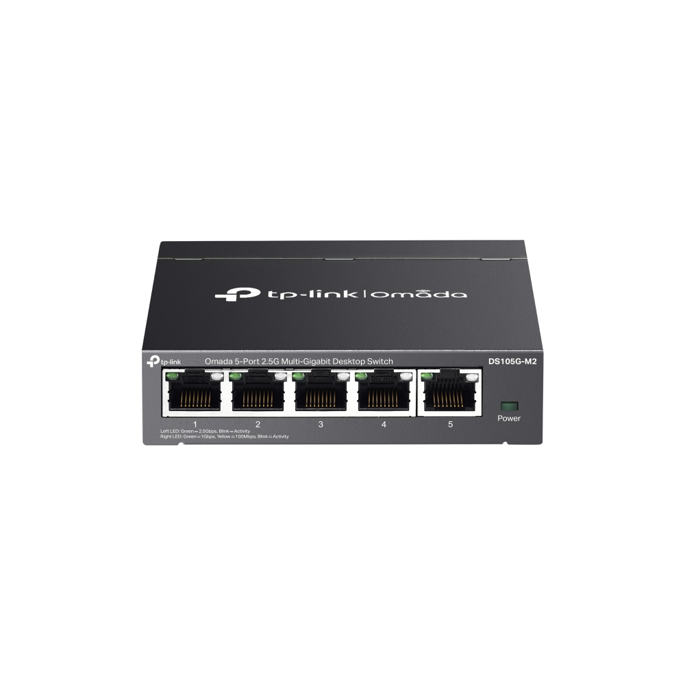 Коммутатор TP-LINK DS105G-M2 Omada 5-Port 2.5G Multi-Gigabit Unmanaged Desktop Switch