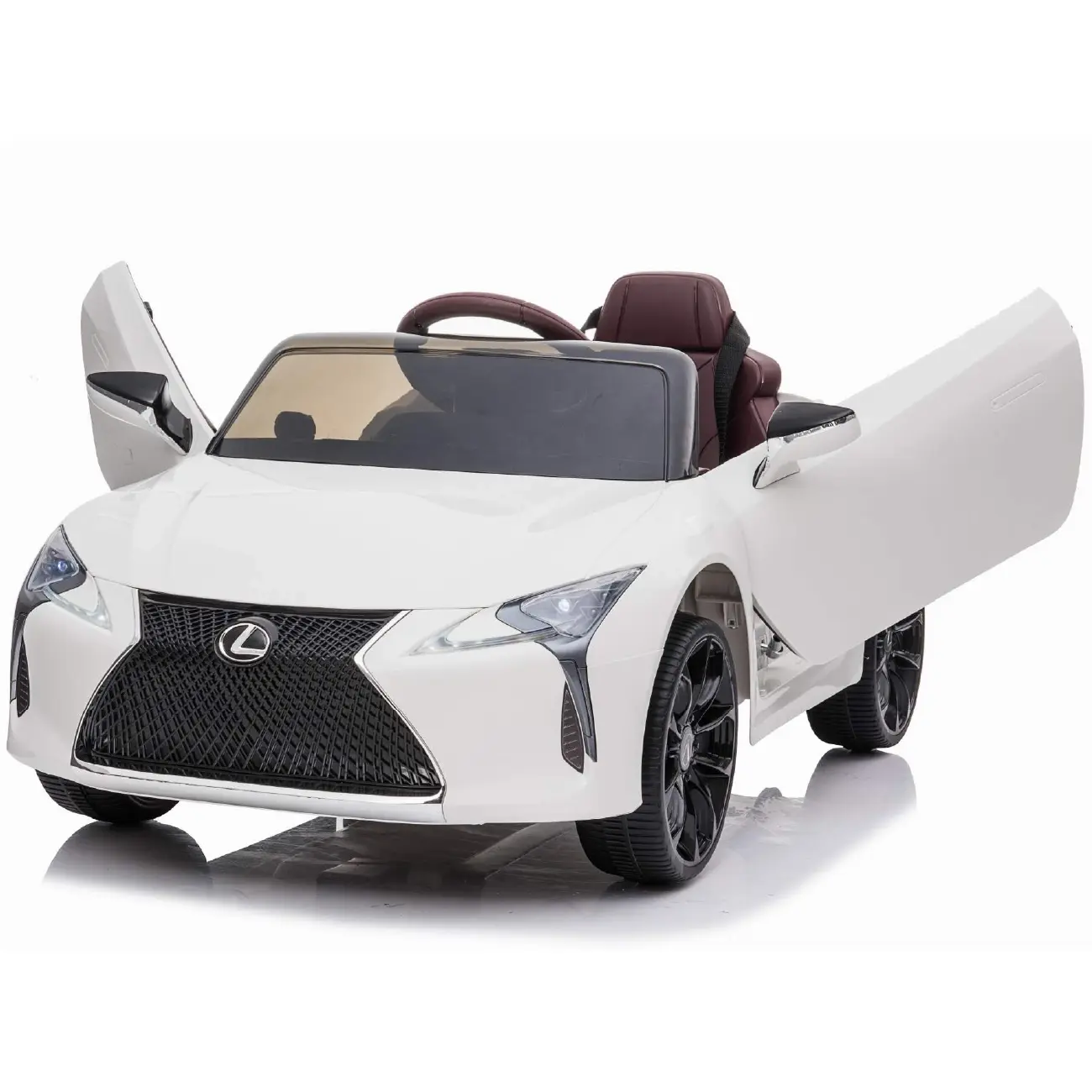 Bolalar elektromobili Lexus LC500 White (litsenziyalangan model)