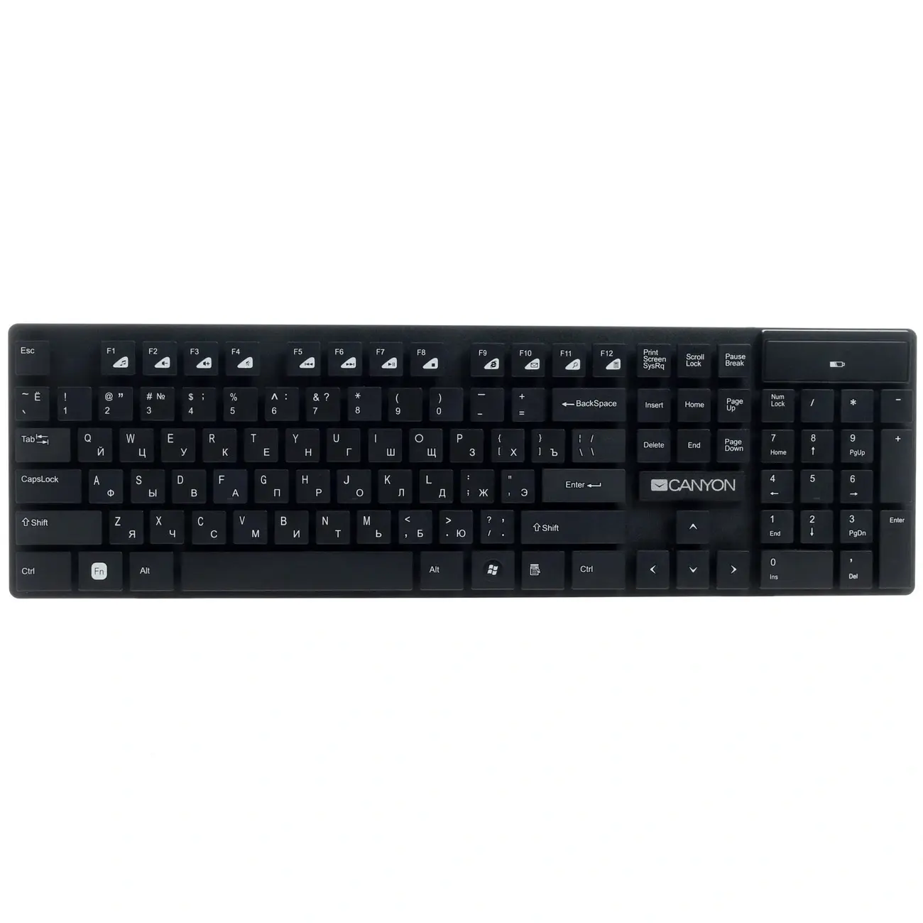 Клавиатура Canyon CNS-HKBW2-RU Black