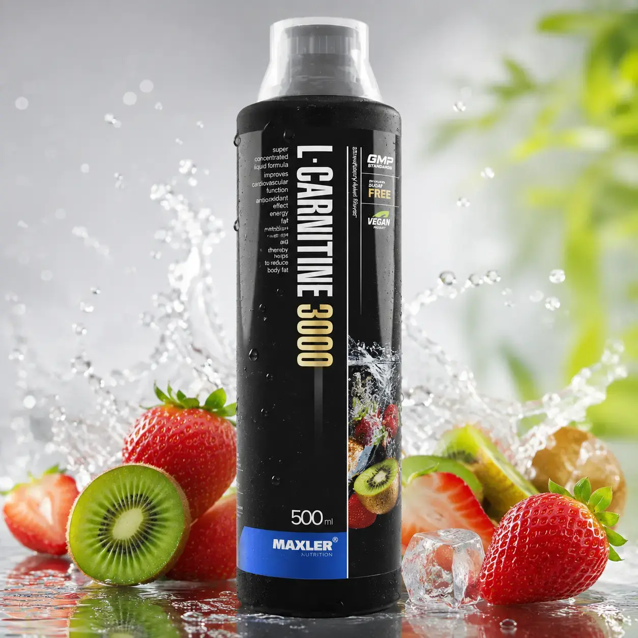 L-karnitin Maxler L-Carnitine 3000 (Strawberry-Kiwi) 500 ml