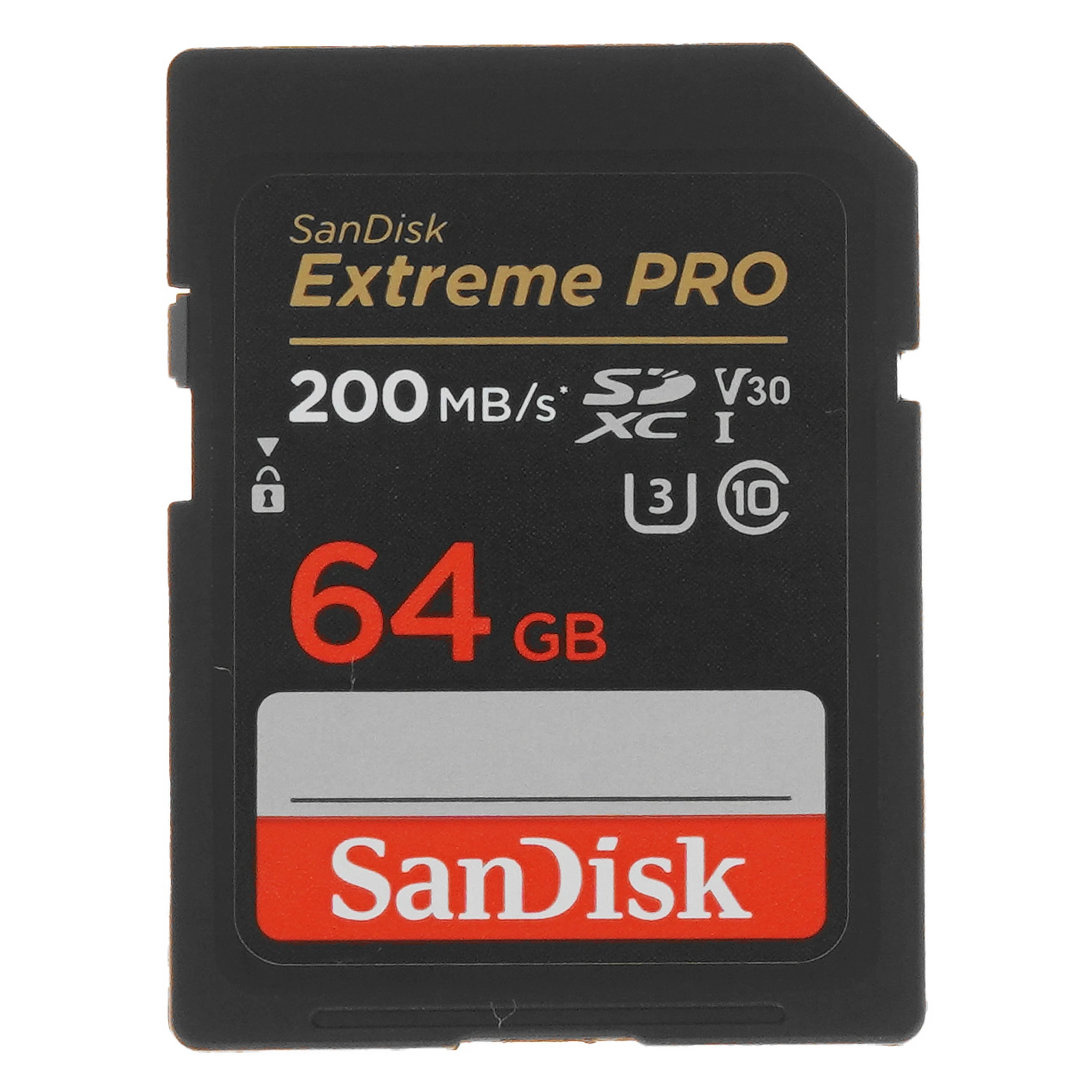 Карта памяти SanDisk 64GB SDXC Extreme PRO 200MB/s