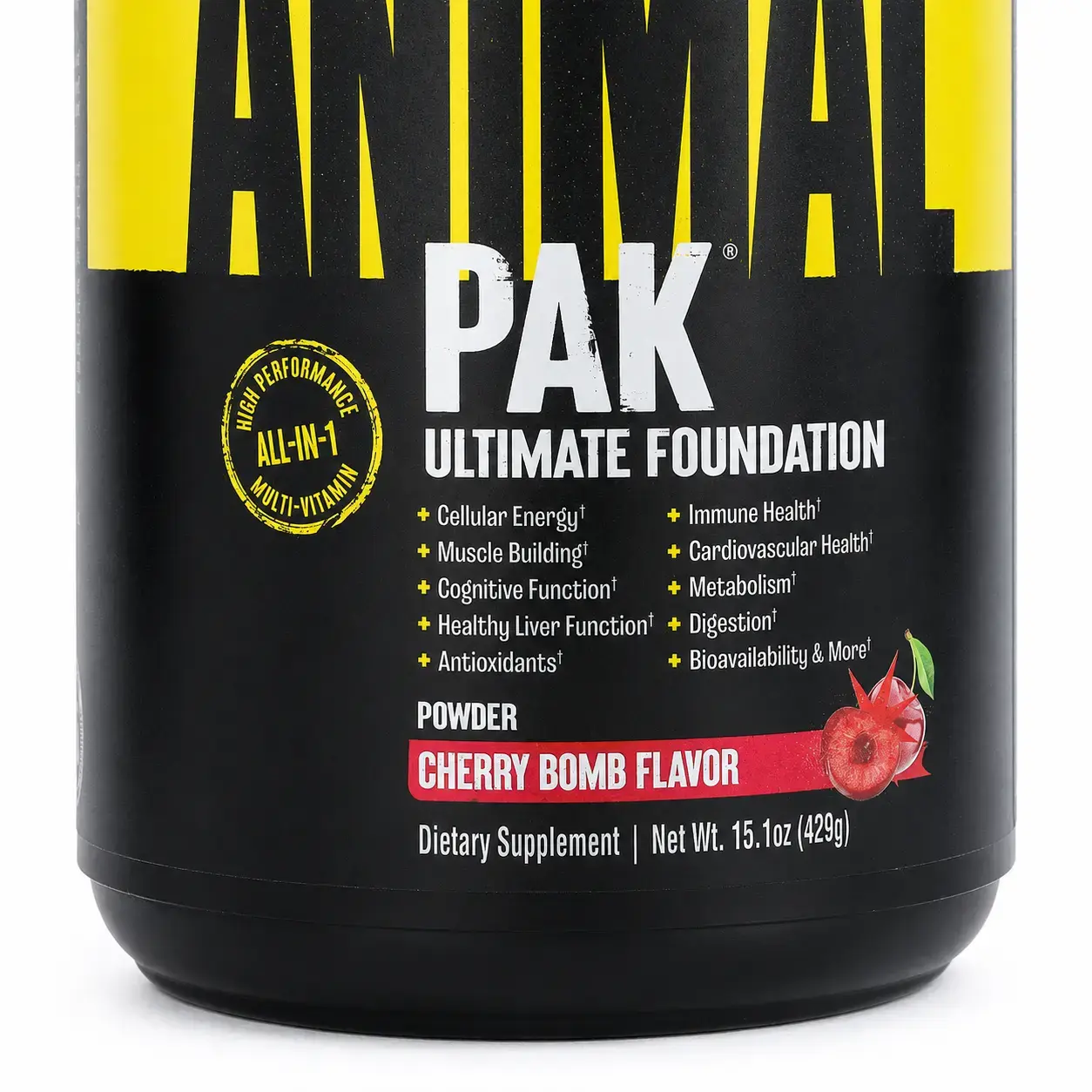 Multivitamin kompleksi Animal Pak Powder (Cherry Bomb) 429 g