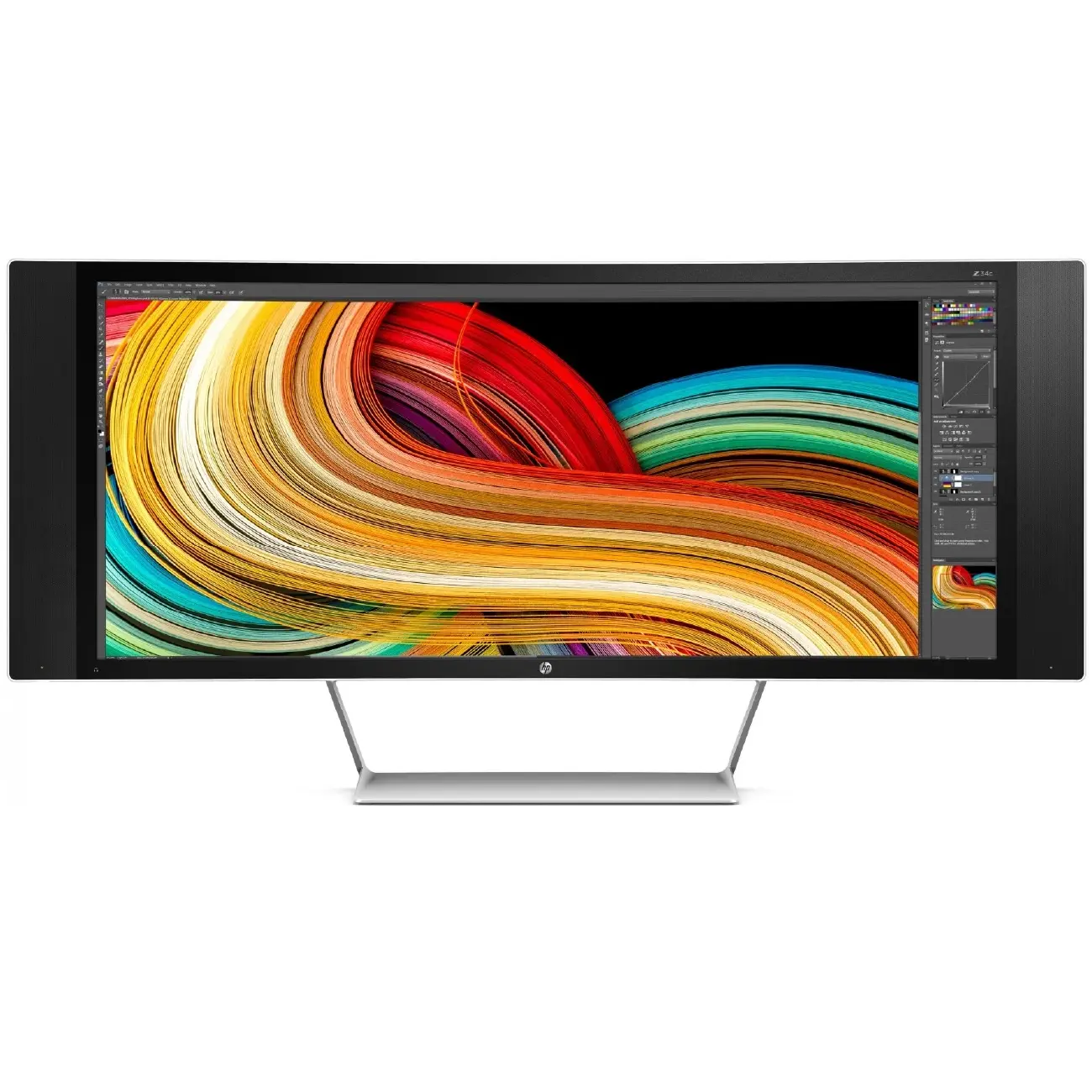 Монитор HP Curved Z34c, 34”, IPS, UHD, 30A19AA, Silver 