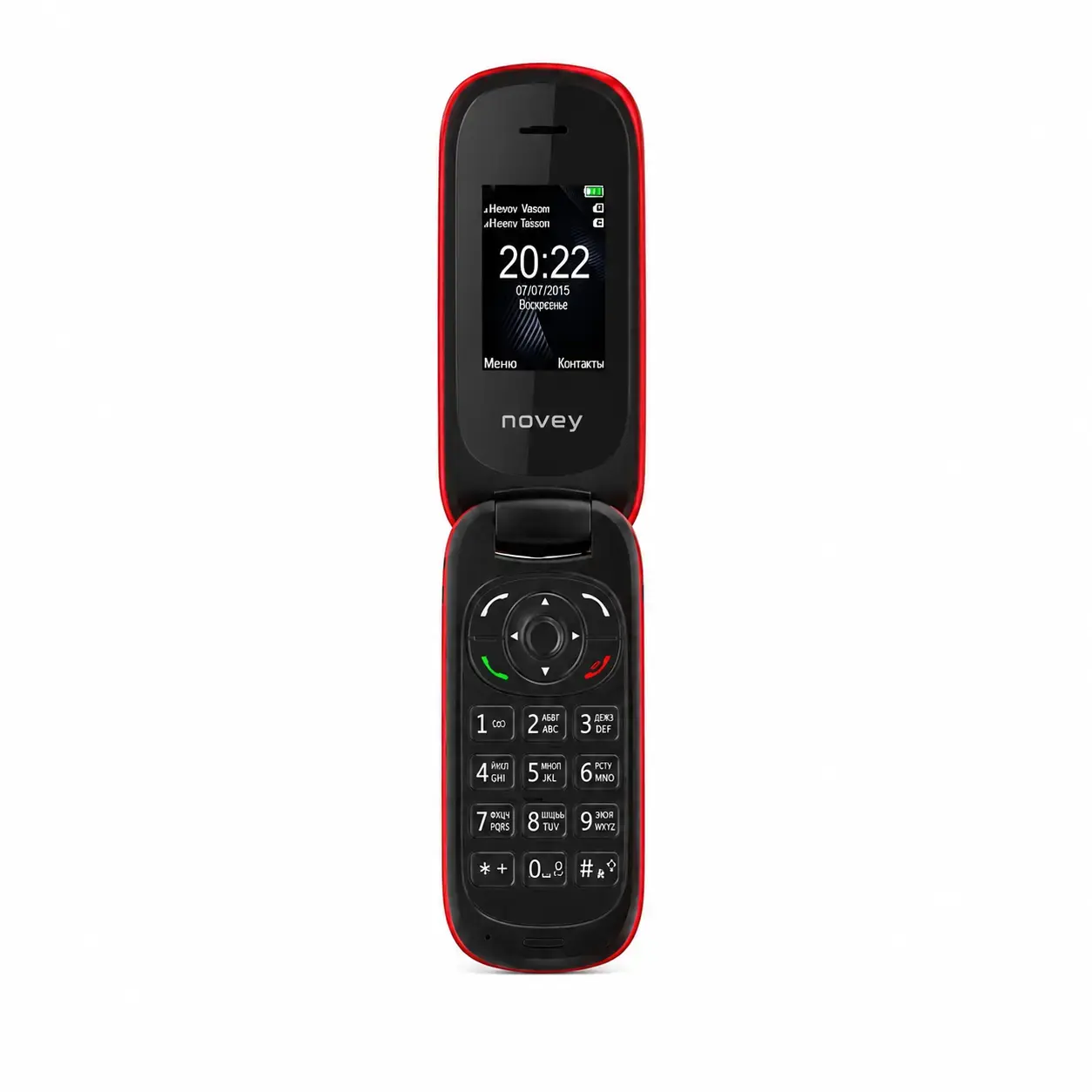 Mobil telefon Novey Z350 Red