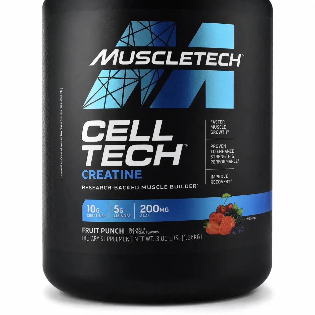 Kreatin Cell Tech Creatine MuscleTech (Fruit Punch) 3 lb (1.36 kg)