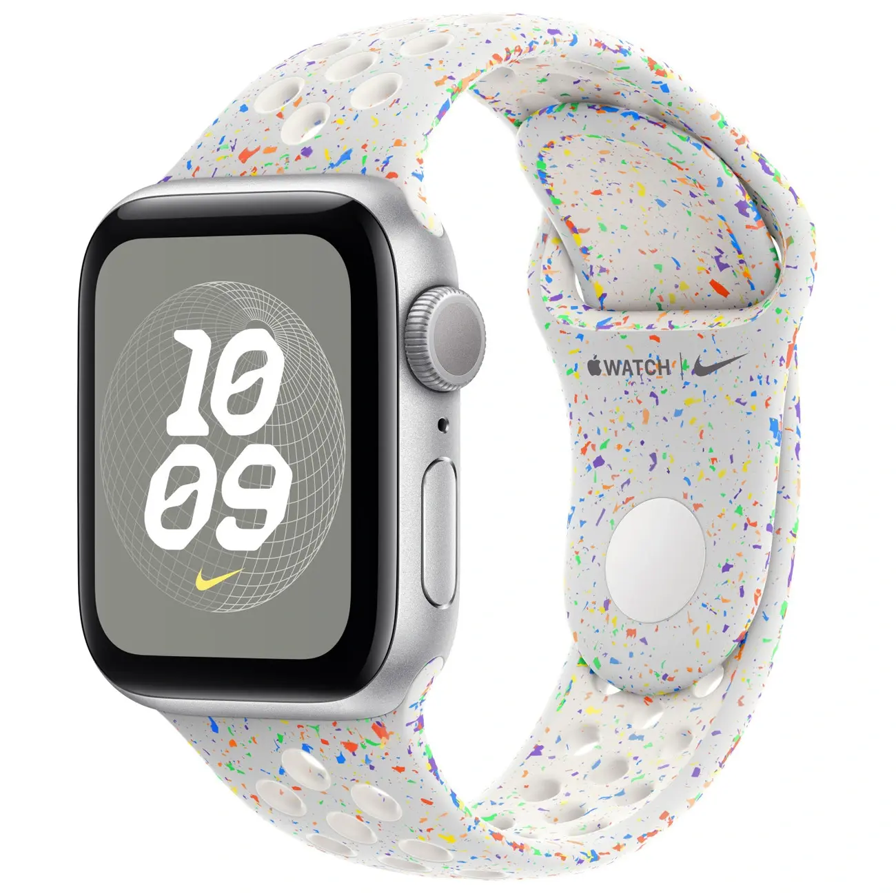 Ремешок Apple Watch 40mm Pure Platinum Nike Sport Band - S/M
